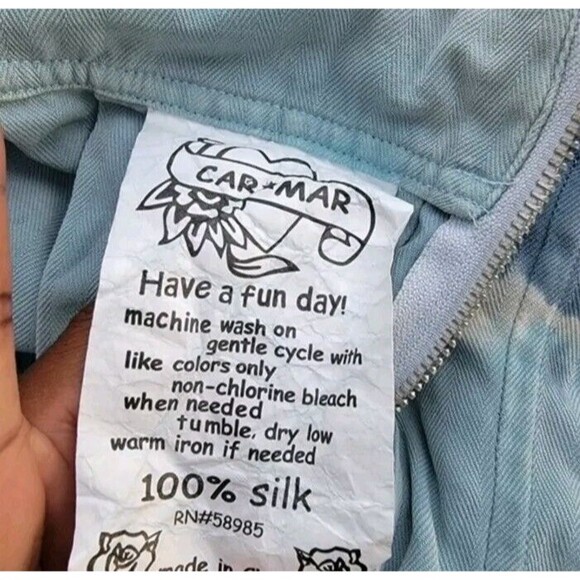 Carmar  pleated skirt Wmns sz 8 - Picture 4 of 6